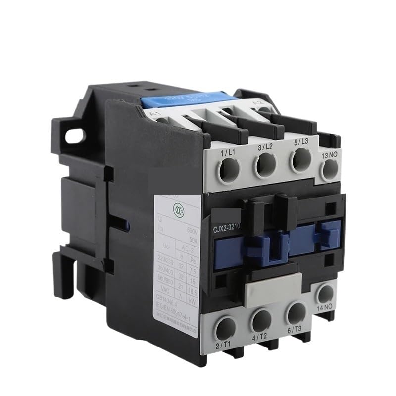 Contacteur AC CJX2 220V relais électromagnétique moteur triphasé 32A 3210 NO