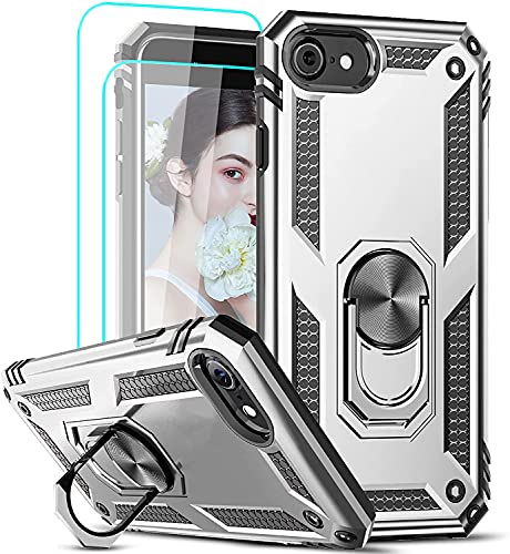 2. Cover case Handy Supporto per anello integrato: può essere appoggiato sulla scrivania dopo che la fibbia è piegata. Supporto magnetico del telefono: cerotto metallico incorporato, potrebbe essere compatibile con il supporto magnittico per auto (Nota: il supporto magnetico per auto non è incluso), puoi anche tenere e raddrizzare, anche il tuo viaggio è ripido.