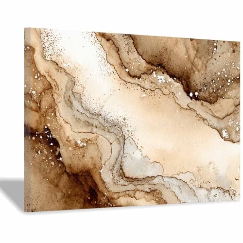 Toile abstrait moderne encadrée 20x30cm pour habiller facilement un petit mur blanc de salon