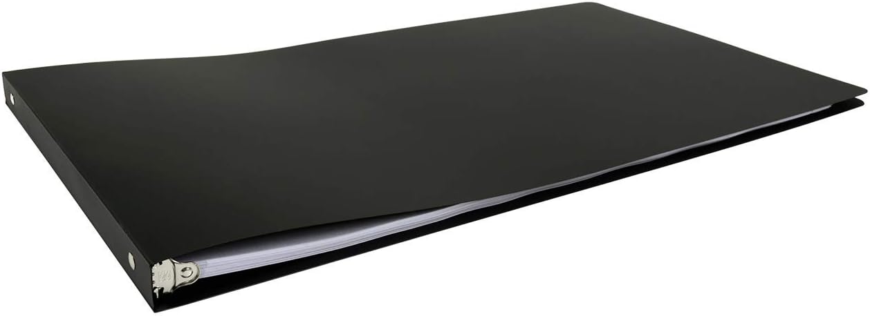 11x17 Binder Polyfite Panel Featuring a 0.5" Round Ring Black Includes 4 Binders