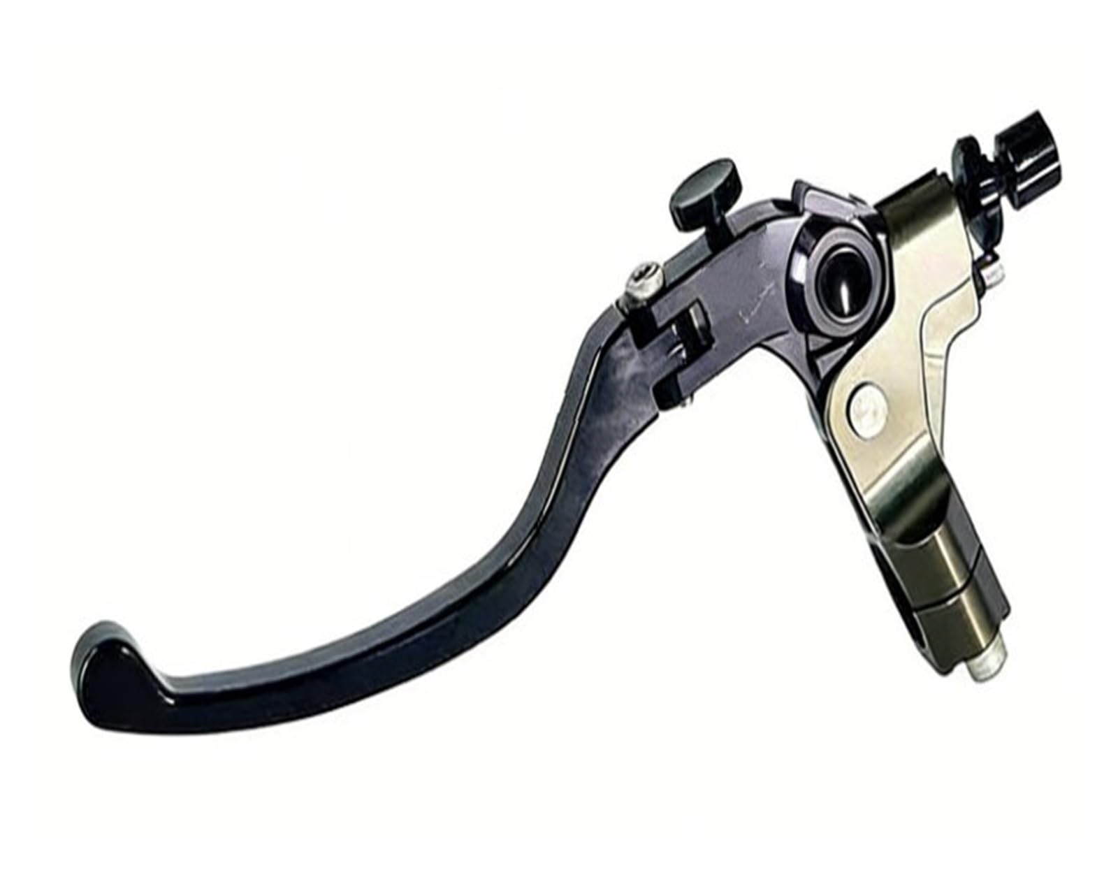 KVKQMLFEAW Motorbike Hand Levers Universal 7/8" 22mm Aluminum Alloy Motorcycle Cable Clutch Lever Handlebar Racing Street Bike Dirt Bike Handlebar Brake Lever(1)