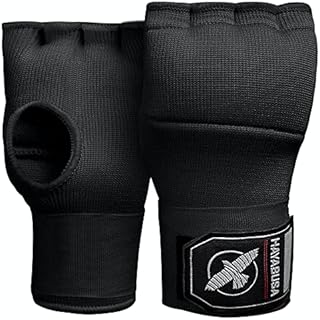 Hayabusa Quick Gel Boxing Hand Wrap Gloves - Black, Medium