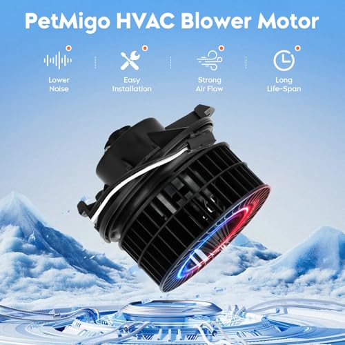 Image of Front HVAC Heater Blower Motor Fan Fit for 2001-2007 Dodge Grand Caravan /Chrysler Town & Country, 2001-2003 Chrysler Voyager, 2004-2008 Pacifica, Replaces 700070, Air Automotive Replacement