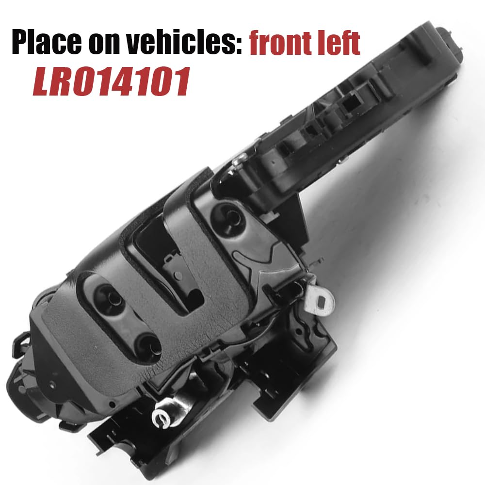 Actuador de cerradura de puerta de coche Kacepar con mecanismo de pestillo de retención, repuesto LHD delantero izquierdo LR014101, compatible con Jaguar XF CC9 LAND ROVER LR2 2012, 1 pieza