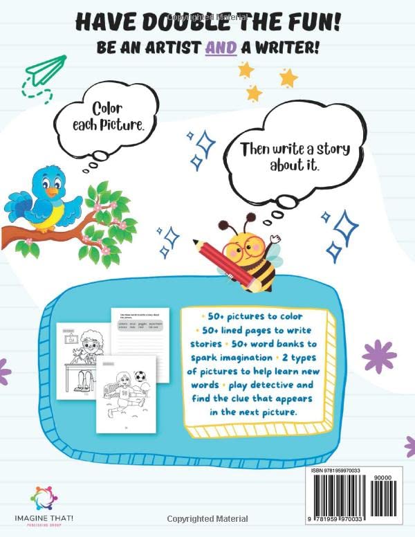 50 Picture Story Starters: Fun, Illustrated Writing Prompts for Students Ages 7 to 9 - Image 2