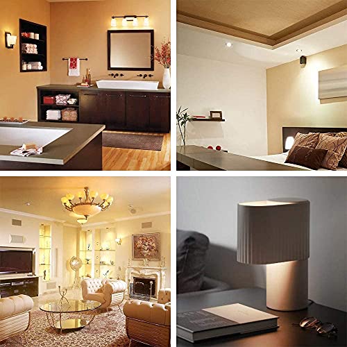 4 Pack R14 Led Bulb 4W E26 Base Mini Reflector Floodlight Light Bulb Dimmable 5000K Daylight - 40W Equivalent - Mini Light Bulbs, Short Light Bulbs, Curio Cabinet Light Bulb, R14 Bulb Flood Light #TOP4