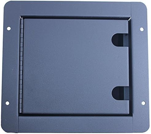 Pro Audio Recessed Stage Floor Pocket Box Black (6-XLR Female)