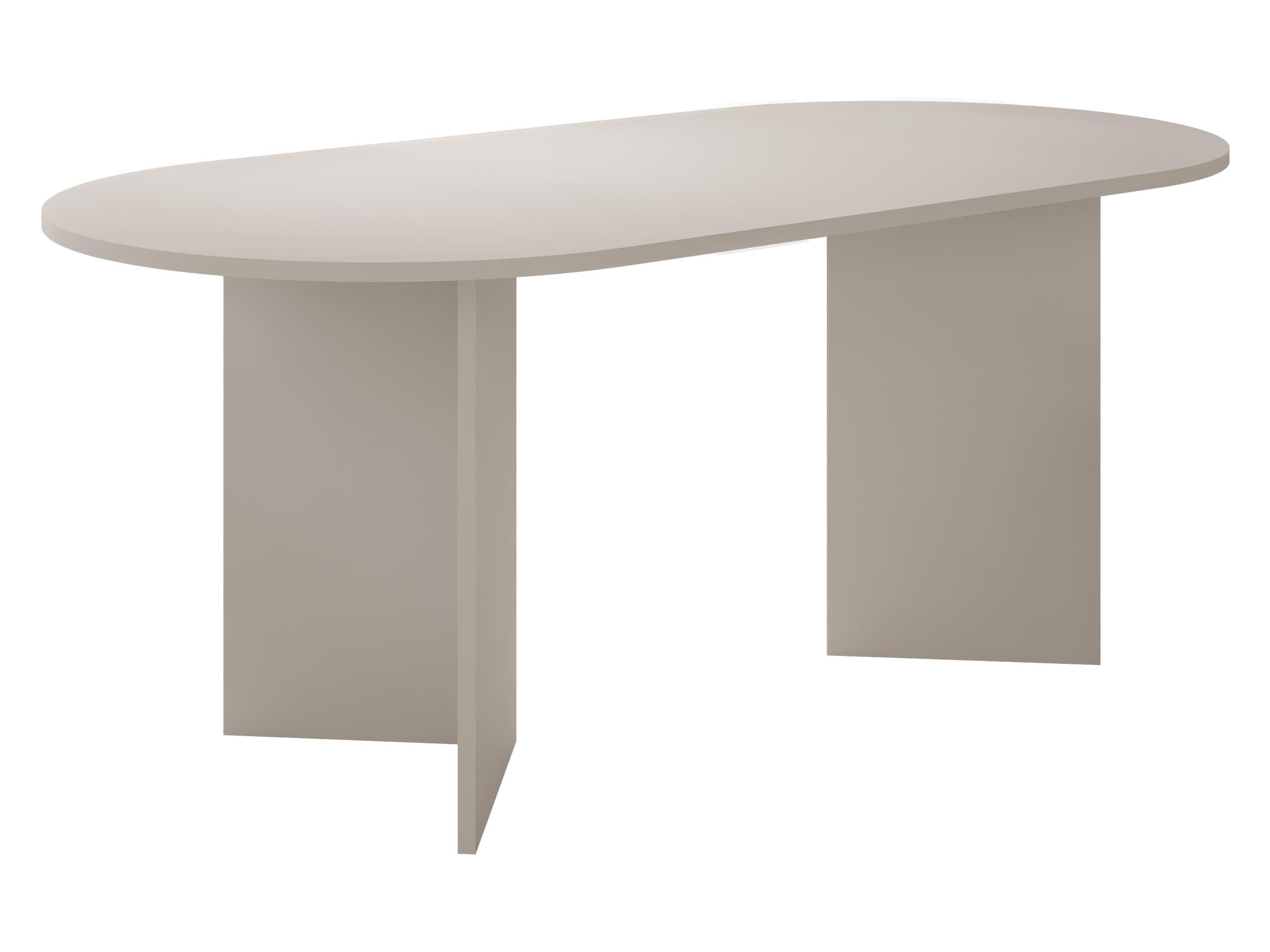 Mirjan24 Tisch für Esszimmer Gelizo, Rechteckiger Esstisch, Küchentisch, Esszimmertisch (Sandbeige)