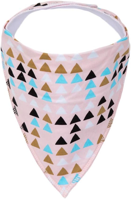 Kawaii Baby Essentials Bandana Bib Scarf Set | Extra Absorbent | Adjustable | 8-Pack for Baby Boys & Girls