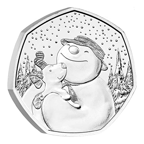 The Snowman and The Snowdog 2022 Brilliant Uncirculated 50p Coin - Image 2