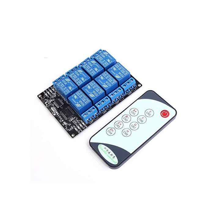 Buy 12V 8 Channel IR Infrared Receiver Board Delay Relay Driving Module