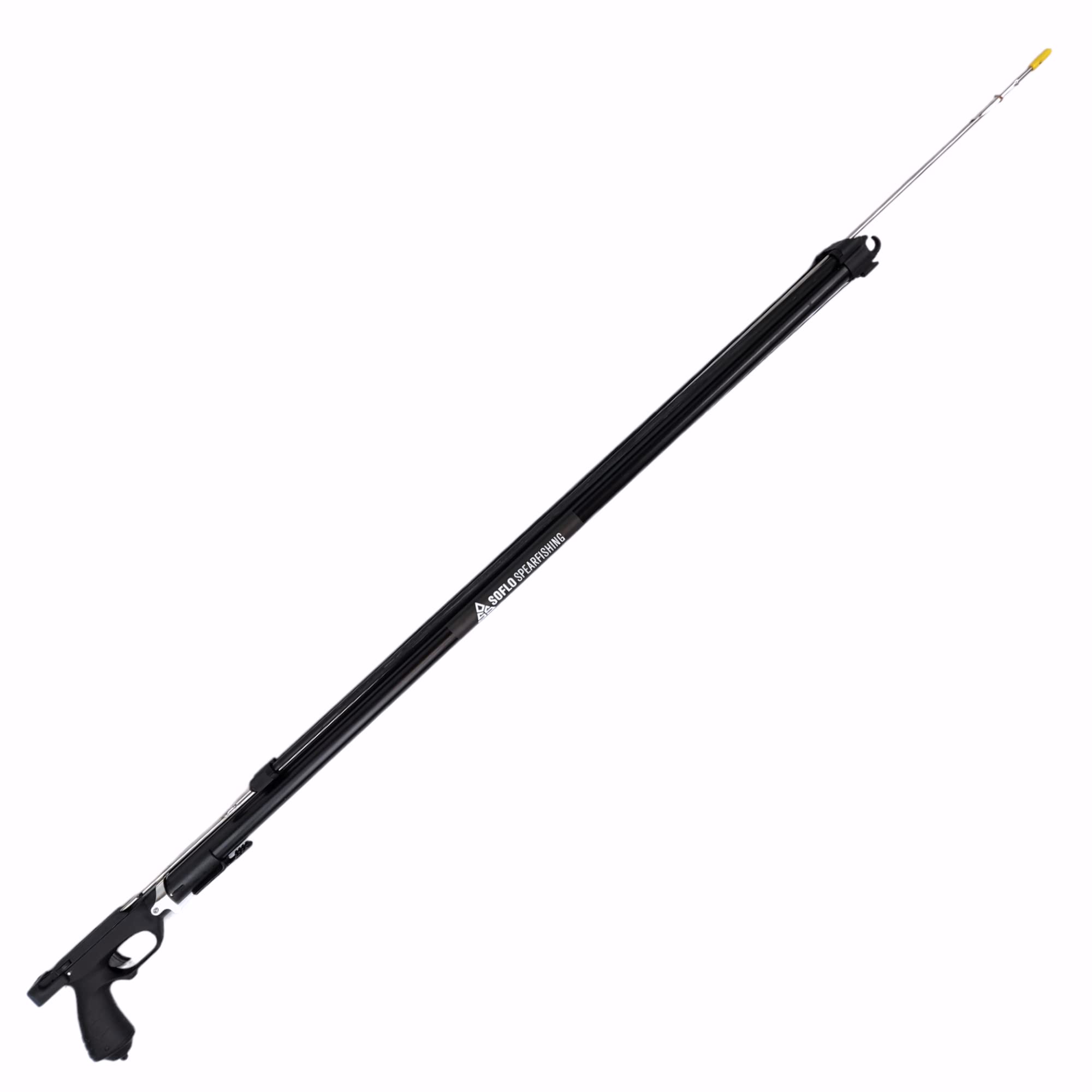 Soflo Spearfishing 110 Euro Series Speargun - Versatile Design - Stainless Steel Trigger Mechanism - Ideal Size & Customizable - for Tangle Free Spearfishing Freediving, Scuba Diving & Fishing