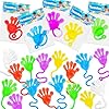 40Pcs Sticky Hands for Kids Party Favor Easter Egg Filler Basket Goodie Bag Stuffer Stretchy Treasure Box Toy Class Prize Bulk Toy Pinata Filler School Gift Bag Small Favor Slap Hand Party Supplies