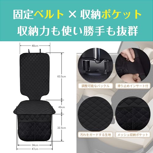 RIZES シートカバー 防水 2枚セット ブラック