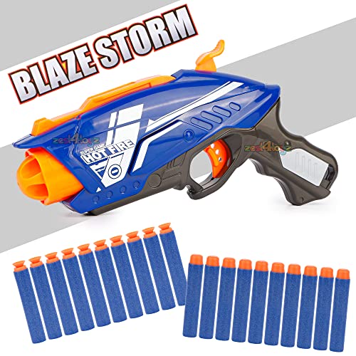 Image of zest 4 toyz blaze storm soft bullet toy gun (20 soft bullets) hot fire-Multi color