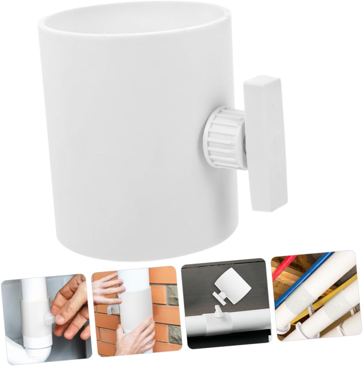 Veemoon Airflow Control Valve for Ducting Manual Shut-off Damper Valve Material Efficient Air Conditioning Ventilation