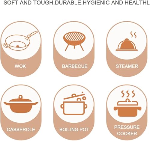 Miniatura 7 de Juego de 2 mini espátulas pequeñas para servir brownies, flexible, antiadherente, silicona, color rojo, espátula ranurada para cocinar, hornear y