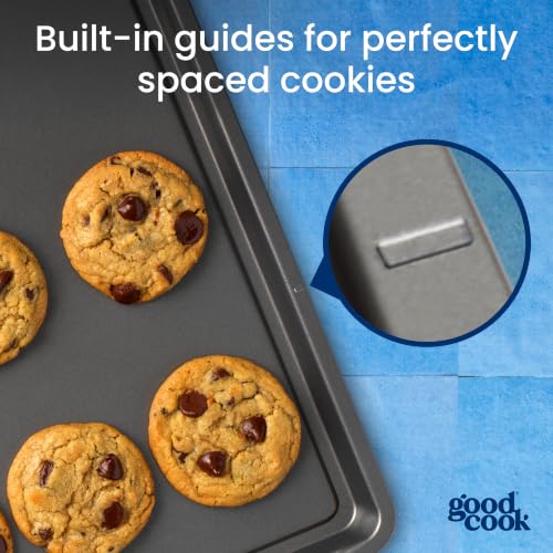 GoodCook Everyday Baking Sheet with Carbon Steel Construction & Scratch-Resistant Metal-Utensil Safe Nonstick, 9 x 13-Inch - Image 3