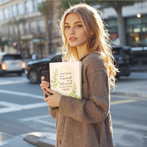 Carnet de notes ligné chrétien A5 en papier épais et couverture rigide