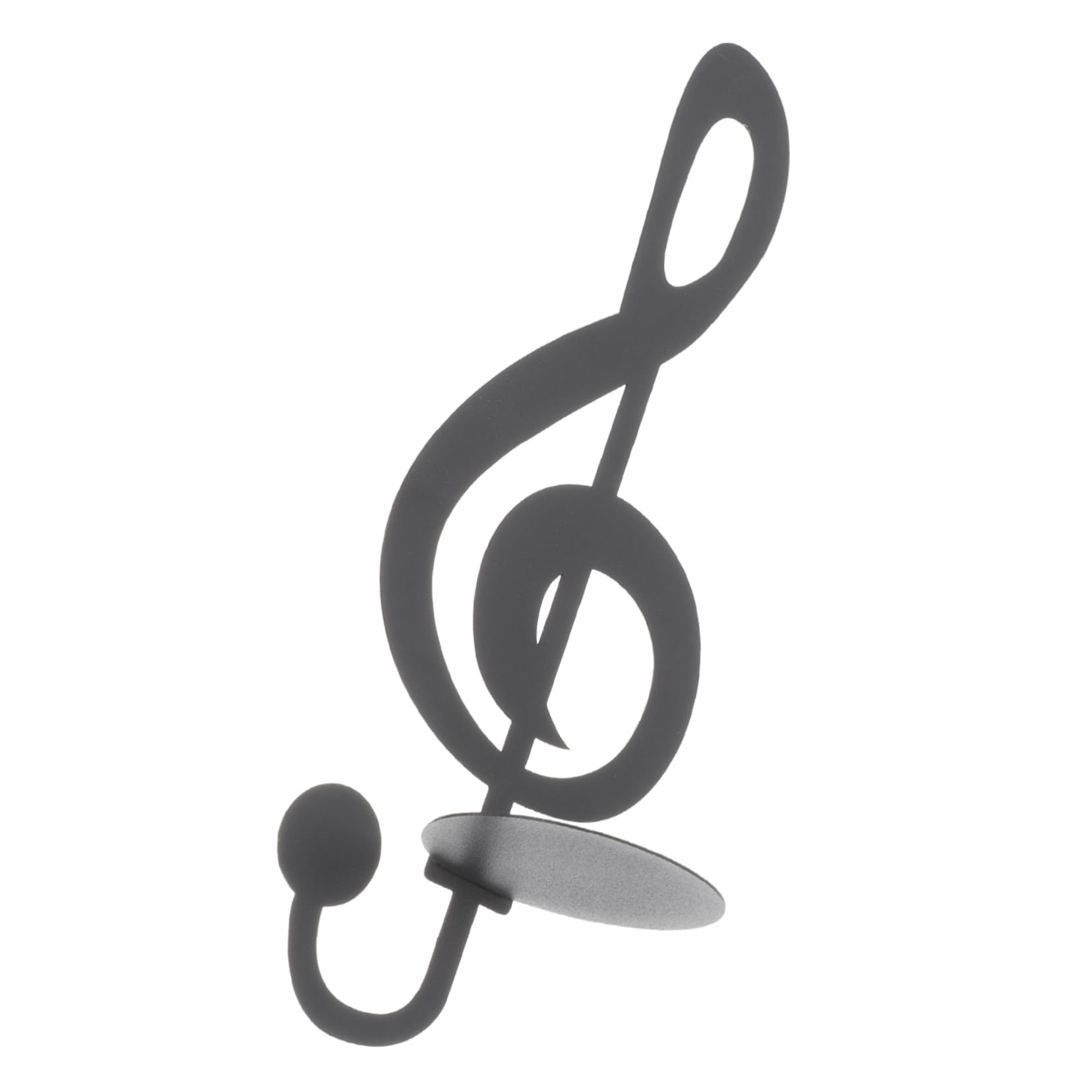 STOBAZA Hanging Music Note Candle Holder Metal Wall Sconce Elegant Home Decor Accessory