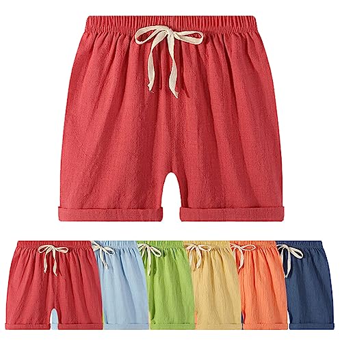 Toddler Jogger Shorts Elastic Waist Casual Pull on Shorts for Boy Summer Athletic Active Sport Shorts Pants