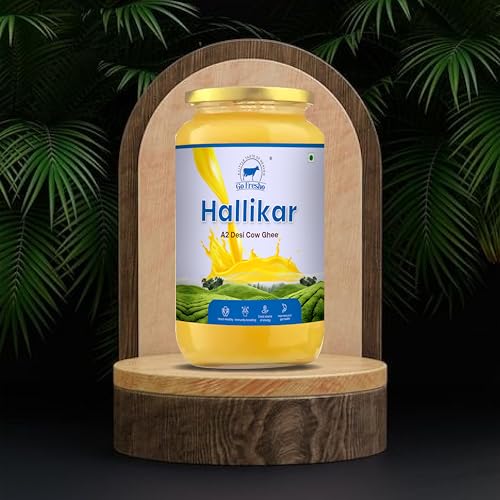 Image of Go Fresho A2 Desi Hallikar Cow Ghee | Pure, Natural and Healthy (500 ml)