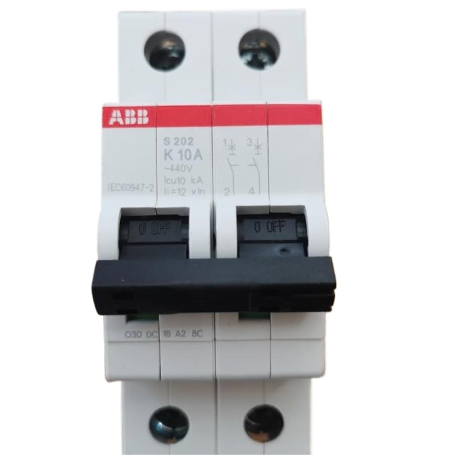 1PCS Miniature Circuit Breaker S202-K10 2P 10A