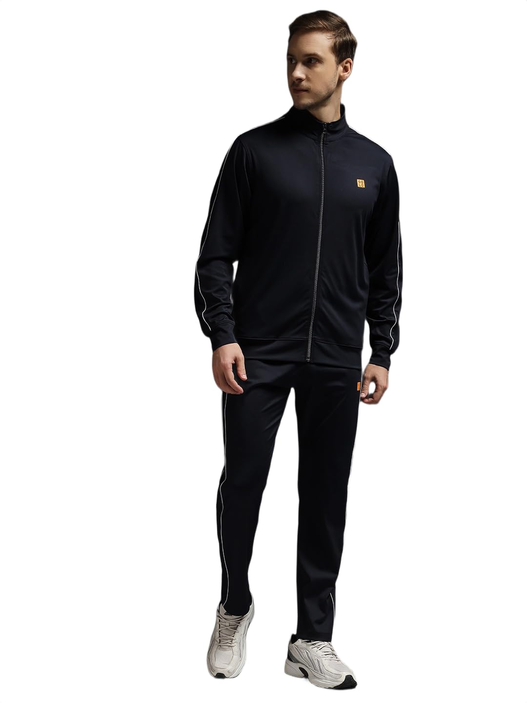 fck gold Men’s Winter Fleece Tracksuit | Soft Polyester Warm 2-Piece Set with Zip-Up Sweatshirt & Track Pants | Comfortable Sportswear for Gym, Running & Casual Wear/DFTS-8-picture-25