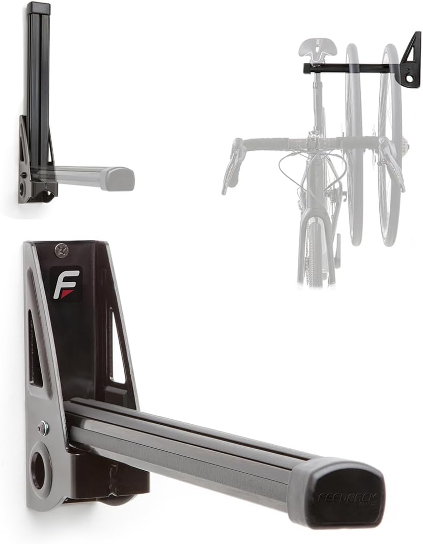 Unisex's Velo Wall Post Black Bicycle Storage Rack, One Size