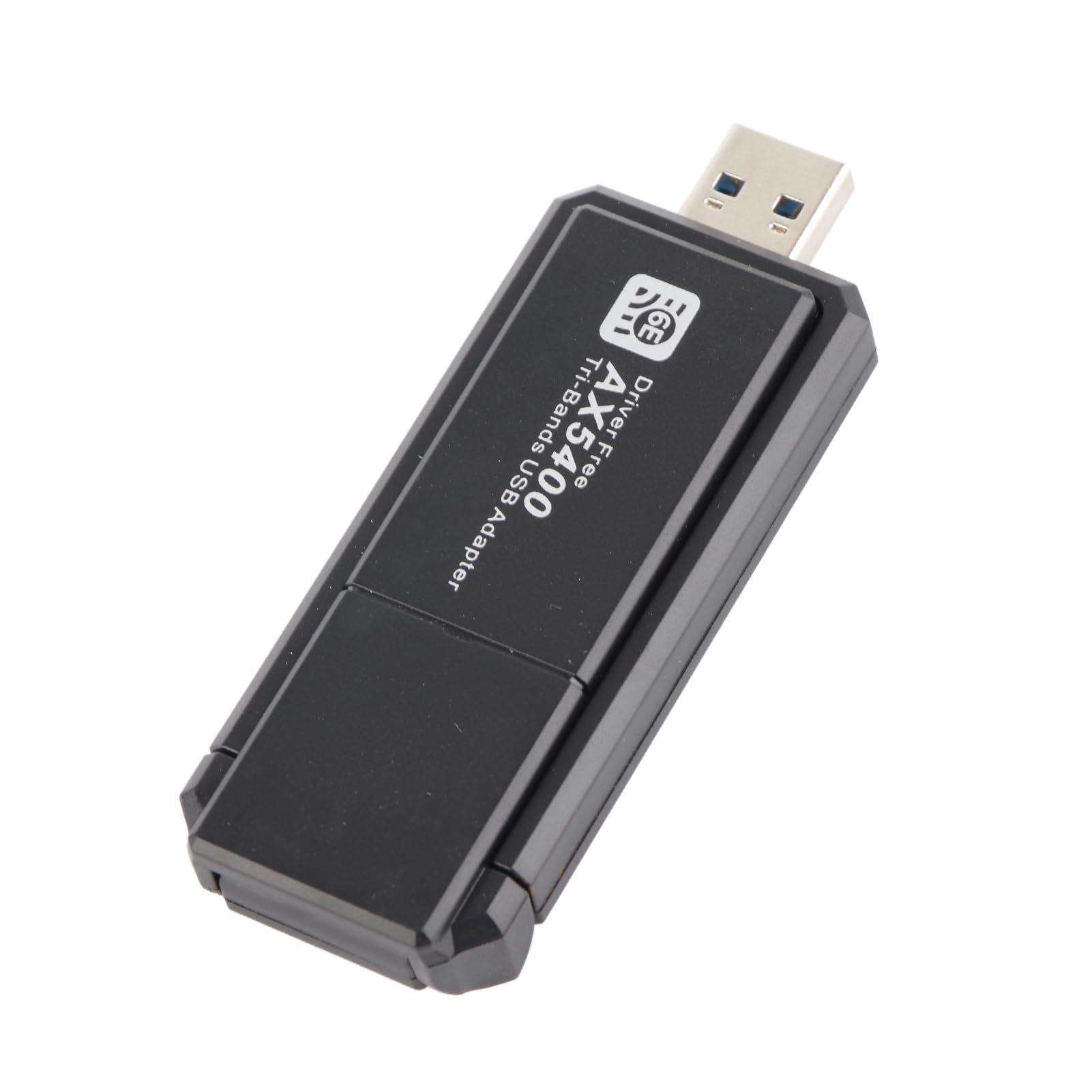 Eacam Adattatore di Rete WiFi 6E, Scheda di Rete USB 5400Mbps con Tripla Banda 2.4G 5G 6G per 10 11, Adattatore di Rete Wireless