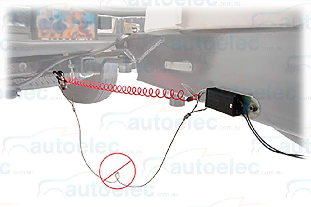 Fastway Zip 4 Foot Breakaway Cable with Electric Brake Switch 80-00-2040 RED
