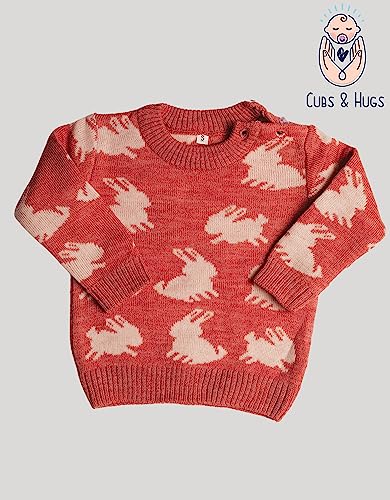 Image of CUBS & HUGS Full Sleeves Baby Woolen Sweater Pullover Cardigan