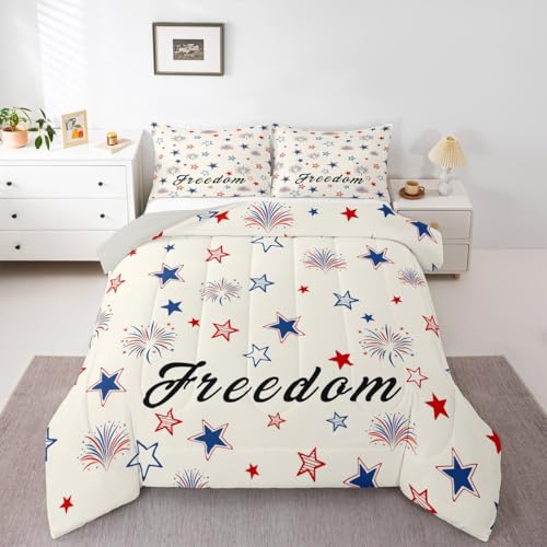 Erosebridal Freedom Comforter Set Queen Size American Stars Bedding Set