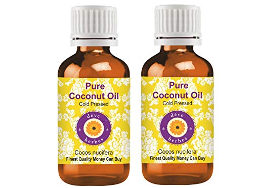 Huile de Noix de coco Cocos nucifera pure qualité thérapeutique naturelle pression à froid 2x100ml