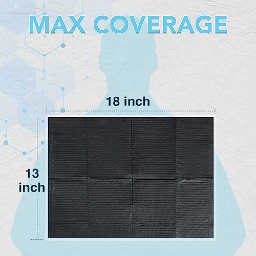 image for TENKAIWICK 160 Pack Disposable Dental Bibs 13