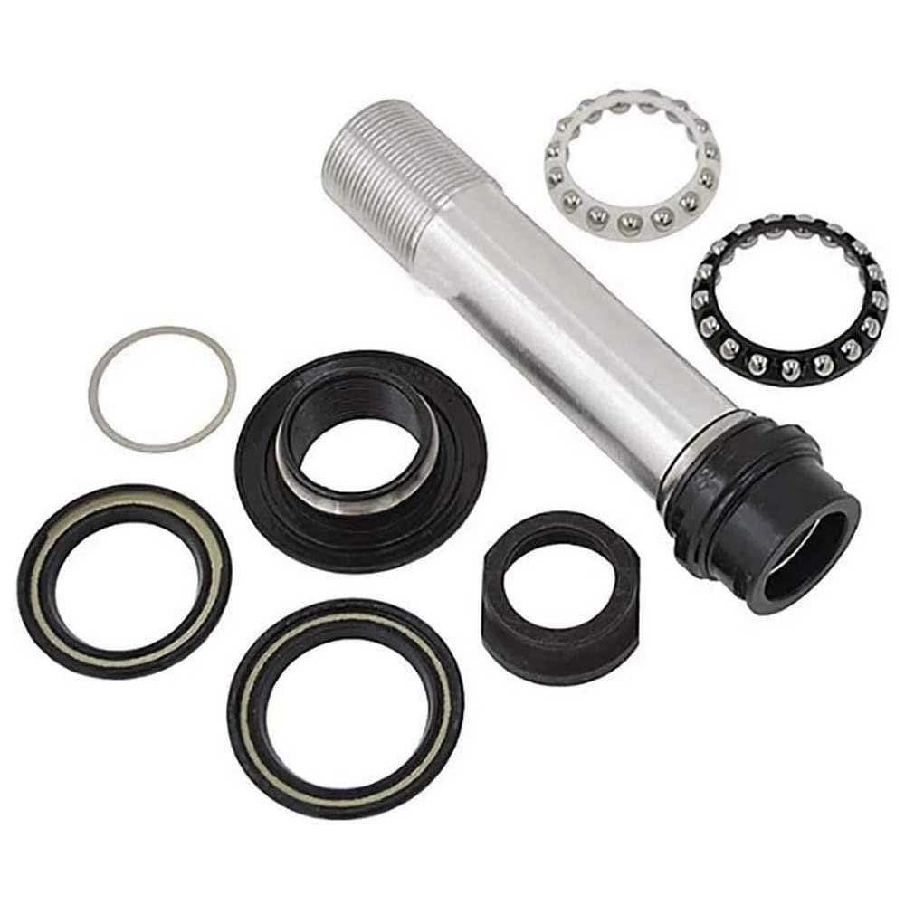 Shimano Spares HB-M618 complete hub axle, silver