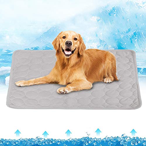 Tapis de refroidissement chien lavable en machine soie glacée