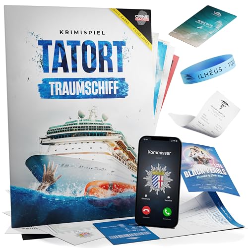 CRIMECASES Krimispiel: Tatort Traumschiff I Spannendes Mordfall lösen...