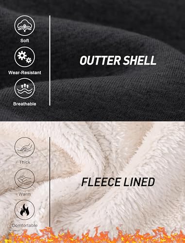 Unisex Boys Girls Sherpa Lined Fleece Sweatpants Jogger Pants Active Athletic Casual Winter Warm2