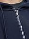 Jack & Jones Herren Jjebradley Zip Hood Noos Pls Sweatshirt-Jacke, Marine, 5XL Große Größen EU