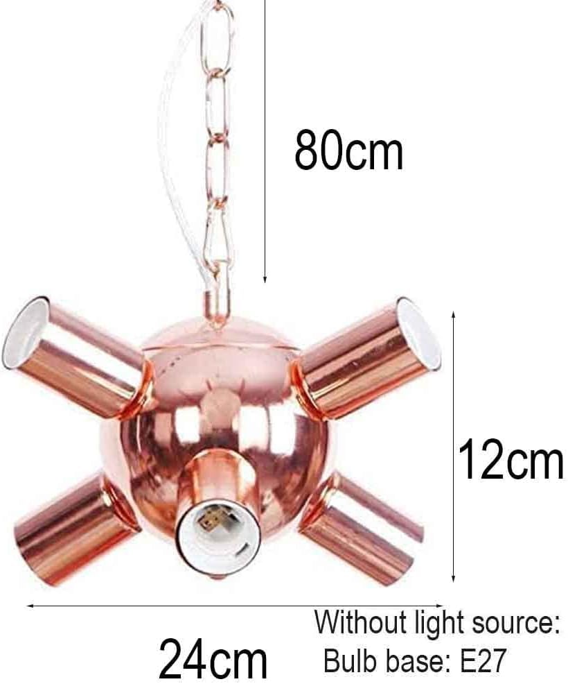 Lámpara colgante industrial retro Sputnik de techo regulable 6