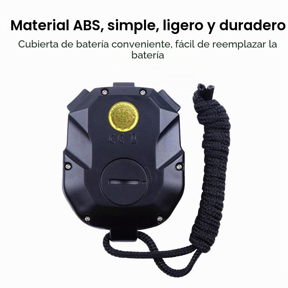 Cronómetro Deportes cronómetro Profesional Digital portátil 0.01 Segundo 60 Memoria Impermeable Cronómetro para Deportes al Aire Libre… Ys-860