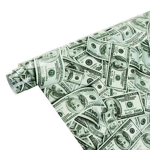 Dollars Patterned HTV Vinyl Roll - 12'' x 8ft Hundred Dollars Pat...