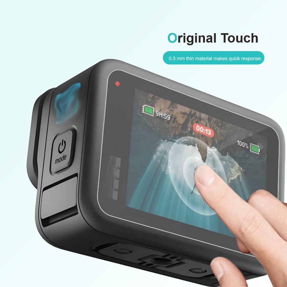 Protection Ecran IDaPro Pour GoPro Hero 13 - Verre Trempé 9H - 6 Pièces + Accessoires