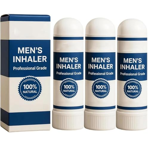 L'inhalateur pour hommes Firmx, l'inhalateur Firmx Mannen, les inhalateurs nasaux naturels, le bâton de vitalité masculine, la restauration de l'énergie, offre un confort quotidien (3pcs)