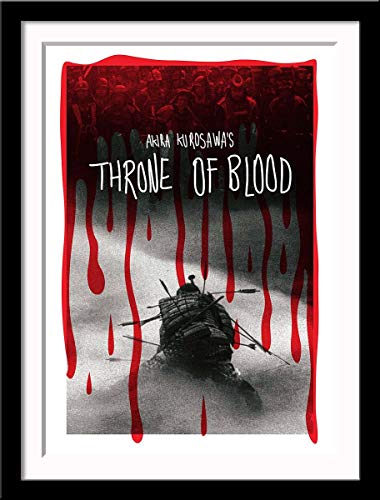 Image of Tallenge -Throne Of Blood - Akira Kurosawa Japanese Movie Poster - Large Framed Poster(Paper,20 x30 inches, MultiColour)
