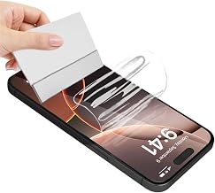 [2 Pieces] Hydrogel Film for iPhone 17 Pro (6.3 inch), [HD] Transparent Soft TPU Screen Protector [NOT Tempered Glass]