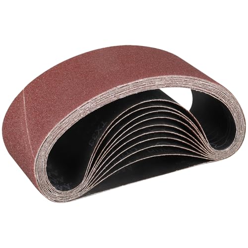 STEBRUAM Sanding Belt 100 x 610 mm,10PCS 60 Grit