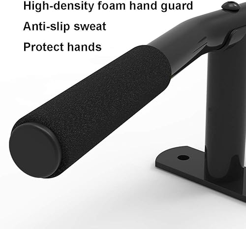 Miniatura 4 de Barras de dominadas montadas en la pared, barras horizontales de acero en el pasillo de la puerta, equipo de fitness para ejercicio muscular de la