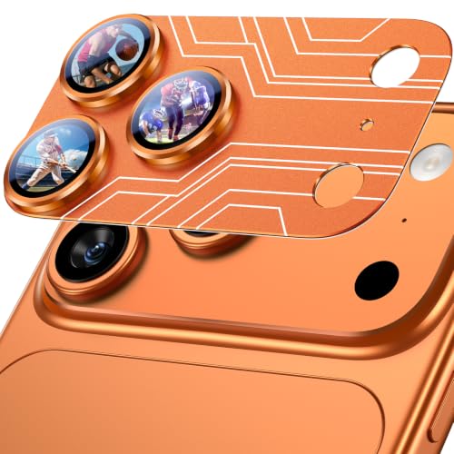 Image of Uyiton for iPhone 17 Pro Max Camera Lens Protector, Metal Frame Glass Cover